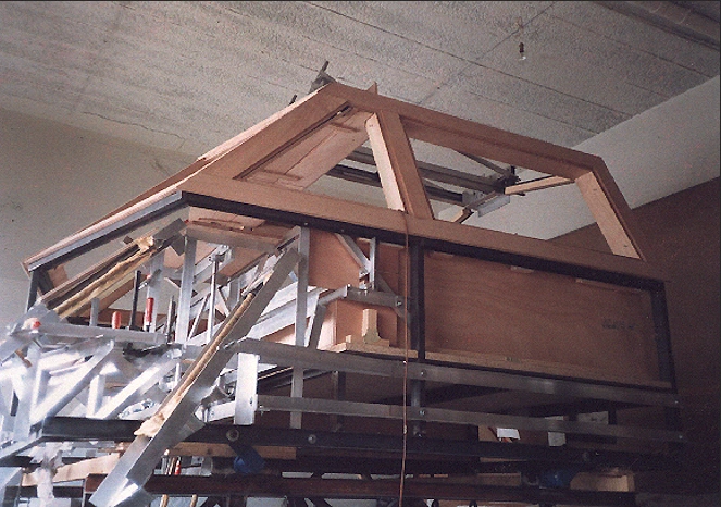 realization of the interior cabin of Johnny Hallyday's truck for special effects