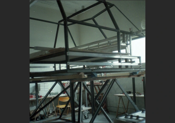realization of the interior cabin of Johnny Hallyday's truck for special effects
