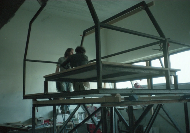 realization of the interior cabin of Johnny Hallyday's truck for special effects