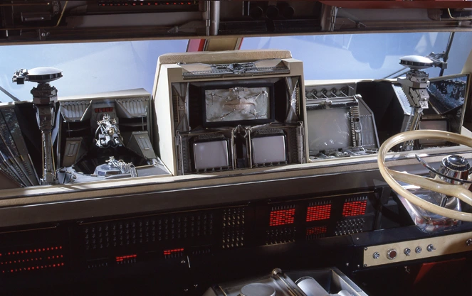 Johnny Hallyday's truck interior moving cabin