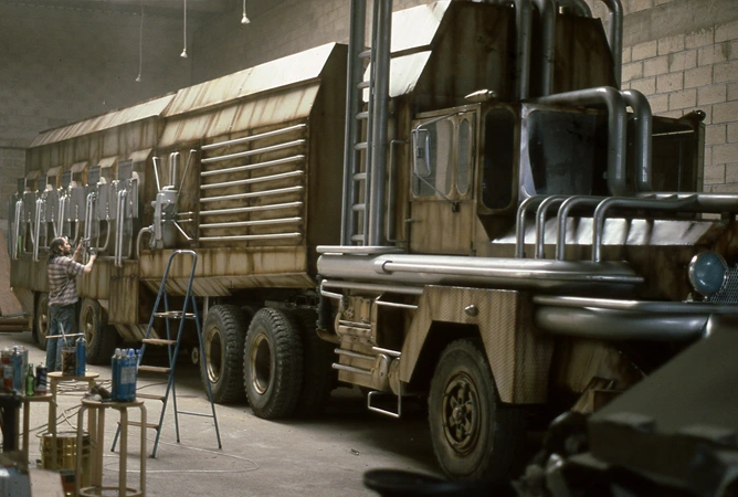 yellow truck paint and finish