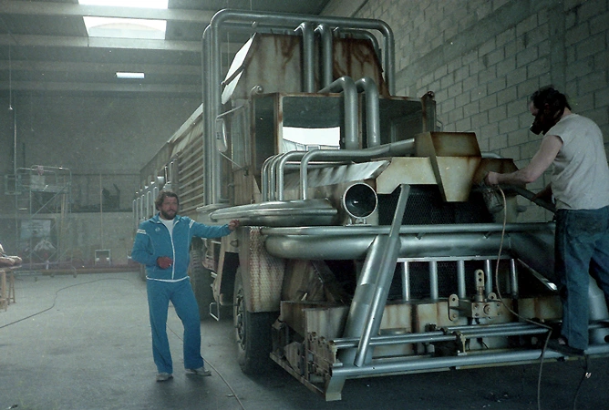yellow truck paint and finish