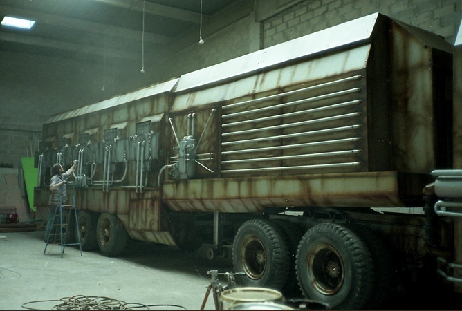 yellow truck paint and finish