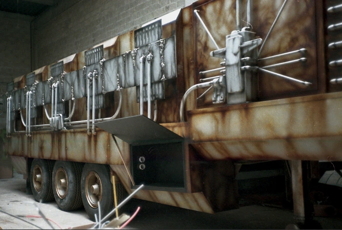 yellow truck paint and finish