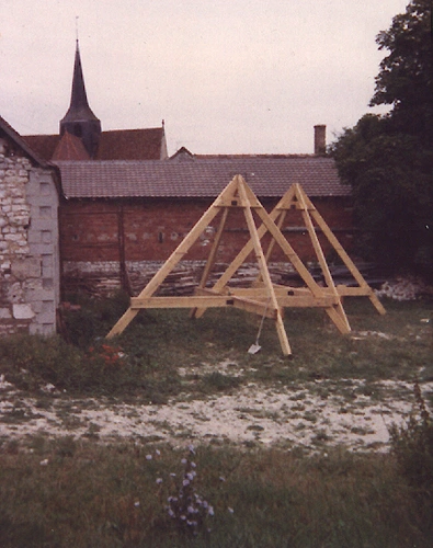 roof wood framework