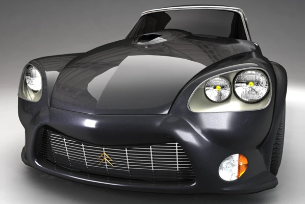 modelization Citroen DS prototype in Maya