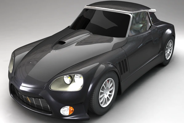 modelization Citroen DS prototype in Maya