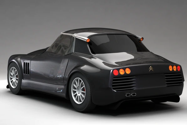 modelization Citroen DS prototype in Maya