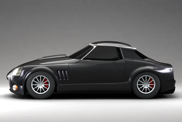 modelization Citroen DS prototype in Maya