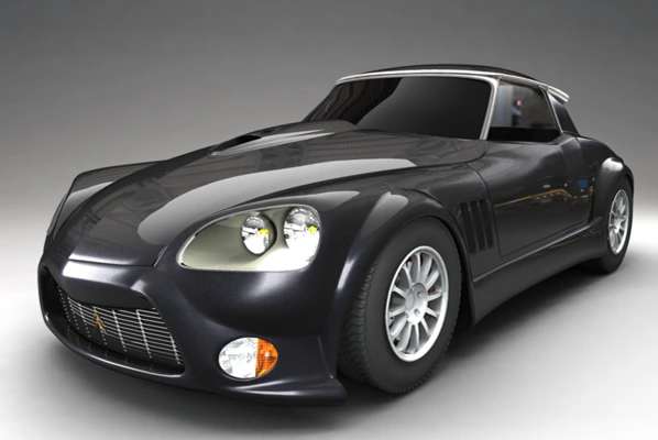 modelization Citroen DS prototype in Maya