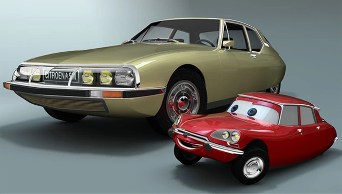 modelization Citroen DS and SM in Maya