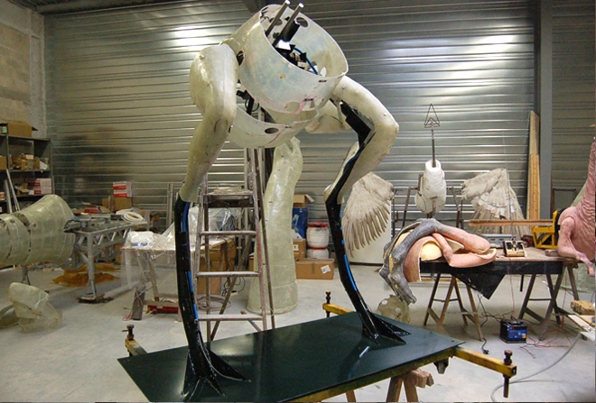 animatronic creature Gastineau Futuroscope