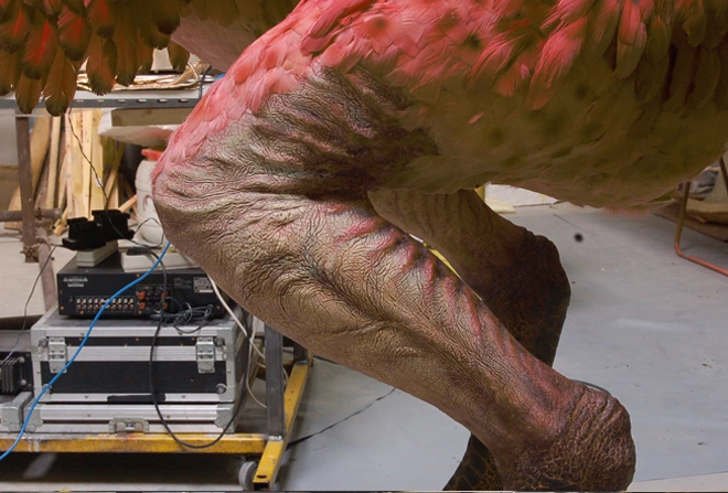 animatronic creature Gastineau Futuroscope