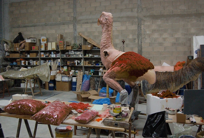 animatronic creature Gastineau Futuroscope