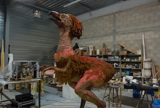 animatronic creature Gastineau Futuroscope
