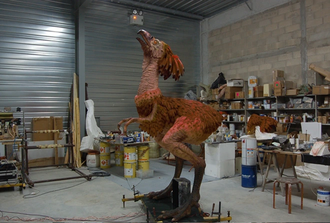 animatronic creature Gastineau Futuroscope