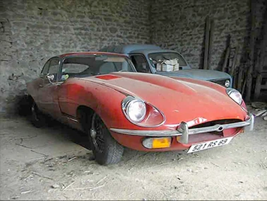 Jaguar Etype restoring Gastineau