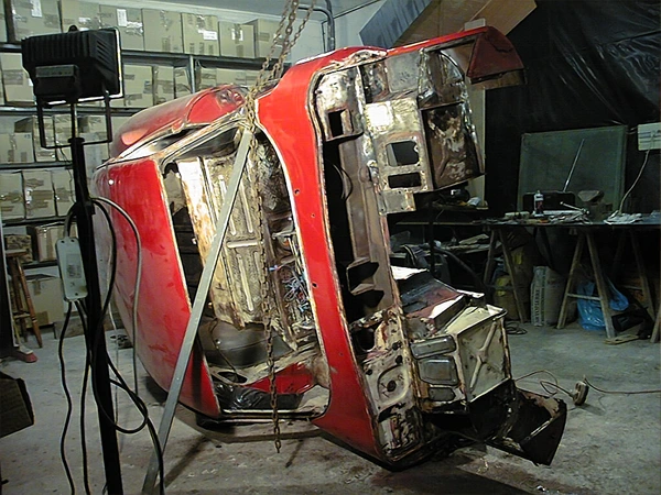 Jaguar Etype restoring Gastineau