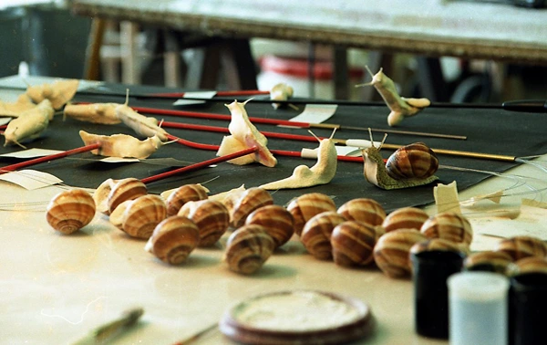 Animatronic snails Gastineau