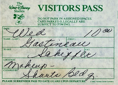 Jacques Gastineau - Mosfilm Studios pass