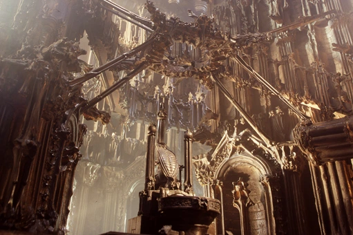 miniature decor of a cathedral